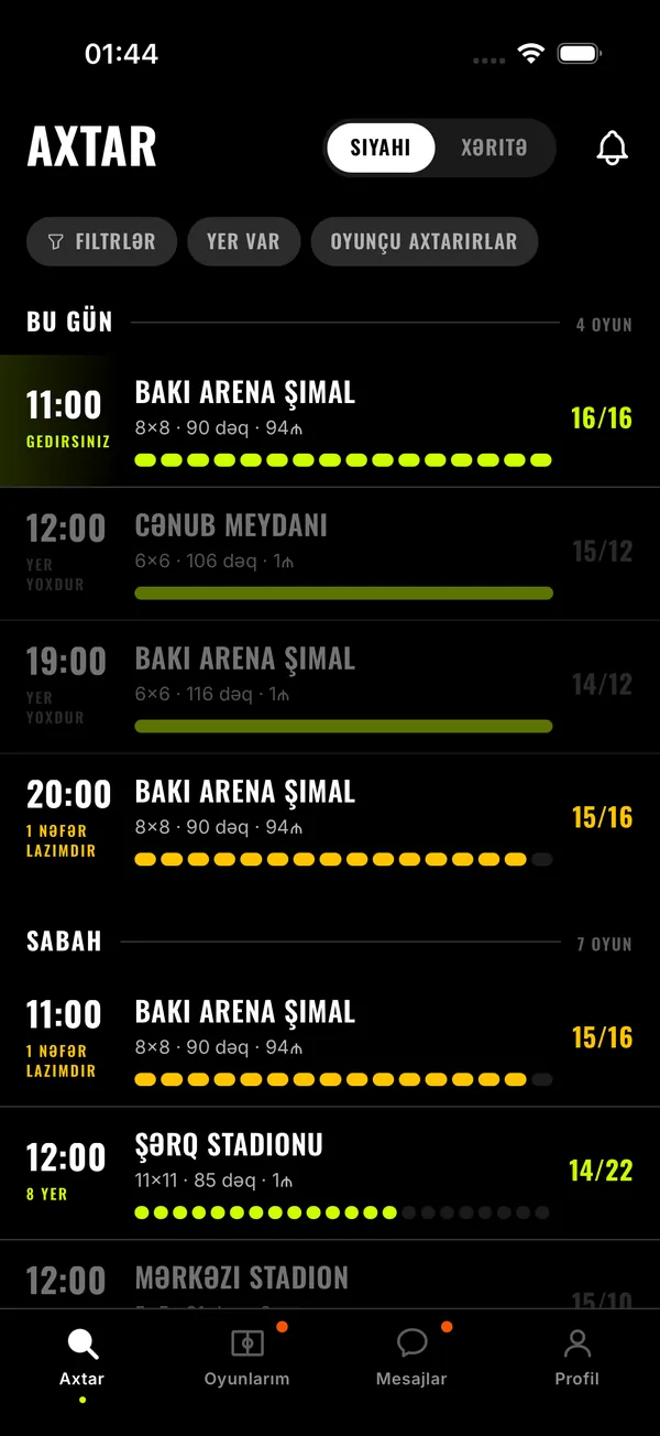 AzFut — Bu günün və sabahın oyunları bir yerdə
